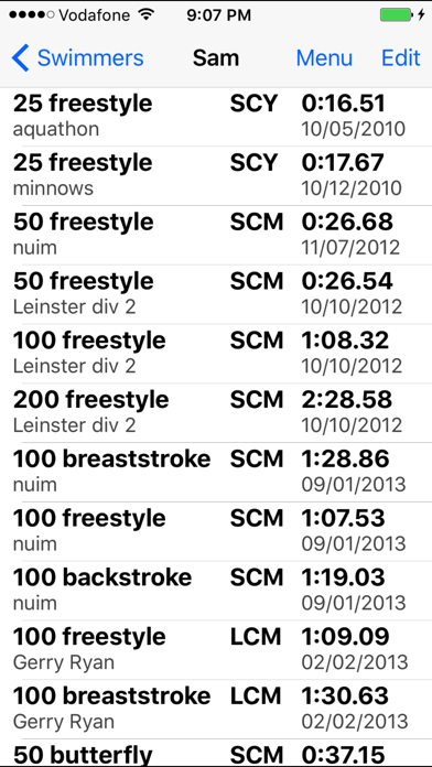Swim PB Lite Screenshot