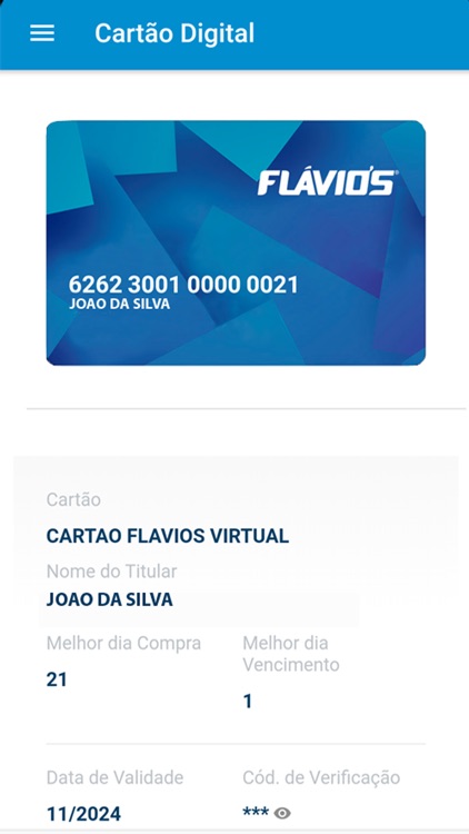 Cartão Flávios screenshot-4