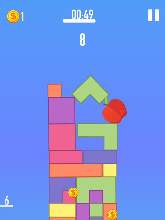 Screenshot #5 pour Fruit Tower Balancer