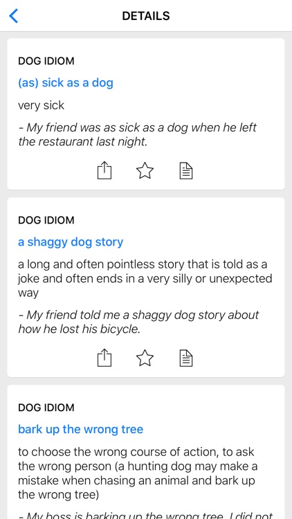 Animal & Medical idioms