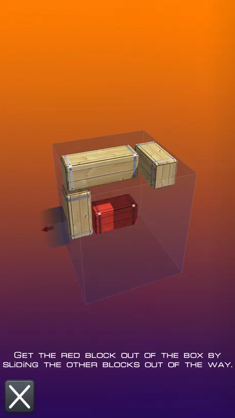 Unblock Red Brick. 3D Space
