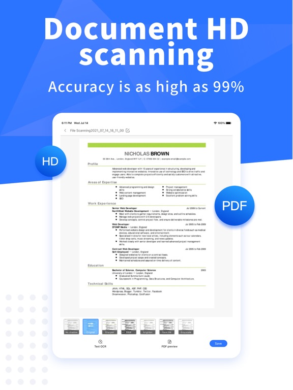 PDF Scanner:File Scanner App screenshot 4