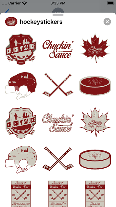 Hockey Stickers Screenshot
