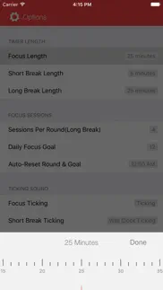 pomodoro timer: stay focused iphone screenshot 2