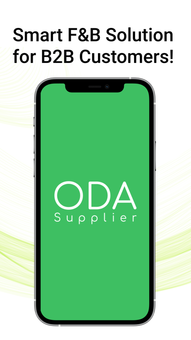 ODA Supplier Screenshot