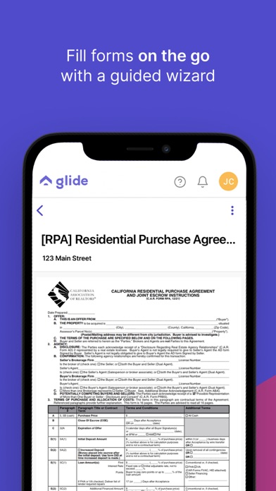 Glide for Real Estate Agents Screenshot