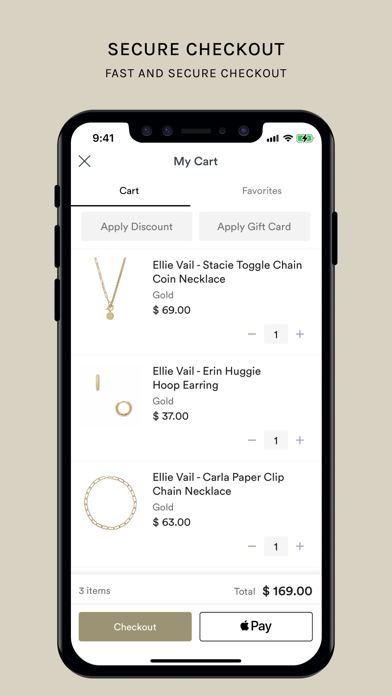 Ellie Vail Jewelry Screenshot