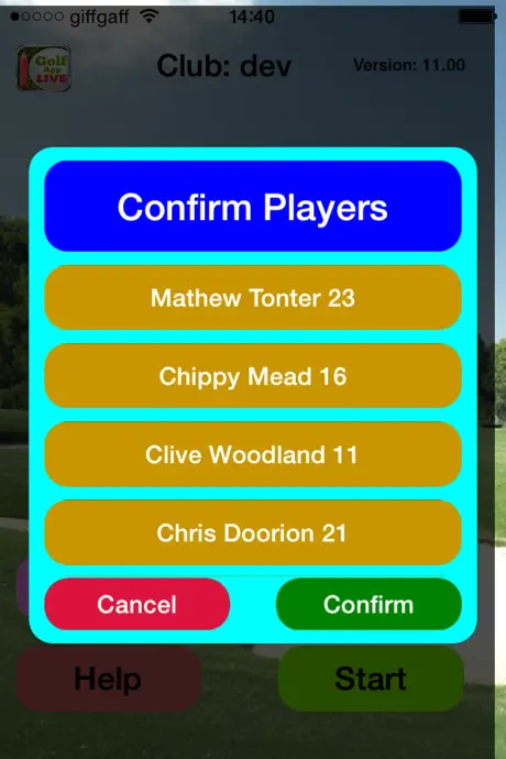 GolfAppLive