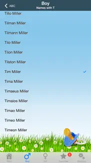 baby names - top 10 worldwide iphone screenshot 2