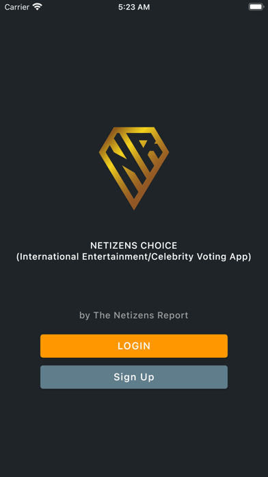 NETIZENS CHOICE: Voting App Screenshot