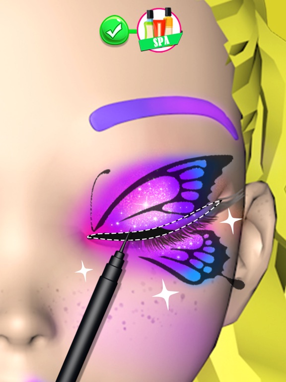 Screenshot #4 pour maquillage 3d: jeux de salon