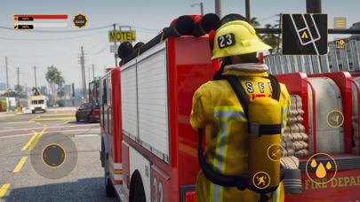 Firefighter:Car fire truck simのおすすめ画像3