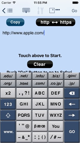 Phone Pad URL Keyboardのおすすめ画像1