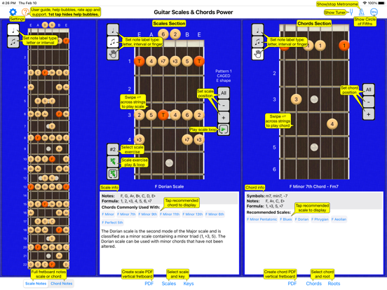 Guitar Scales & Chords Powerのおすすめ画像10