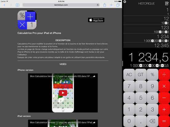 Screenshot #5 pour Personnaliser la Calculatrice