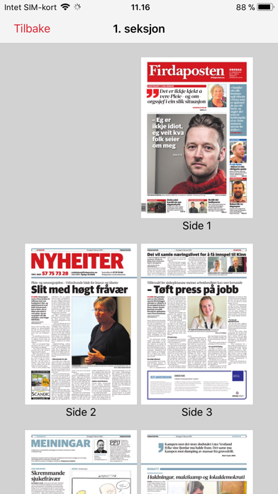 Firdaposten eAvis Screenshot