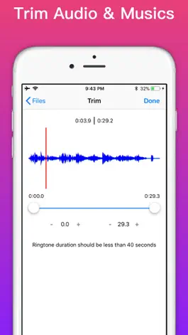 Game screenshot Ringtone Maker - extract audio apk