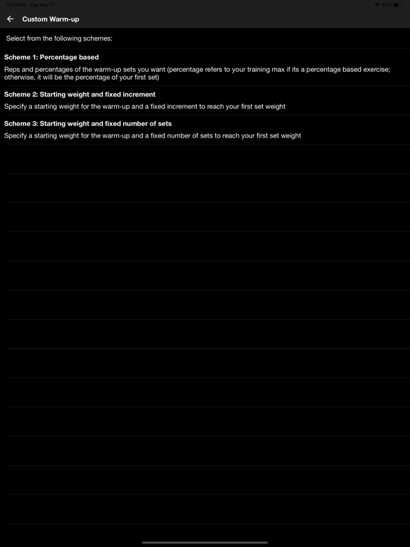 Startling Strength 3x5 Gym Log iPad screenshot