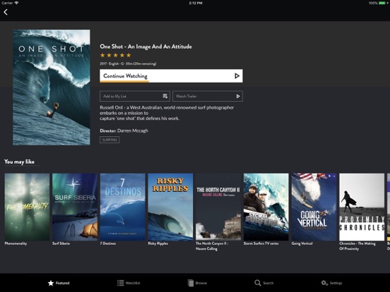 Garage - Action Sports iPad screenshot 7 - Entertainment app