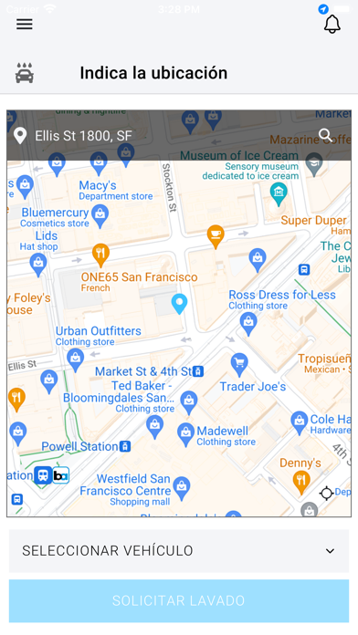 Washer app Screenshot