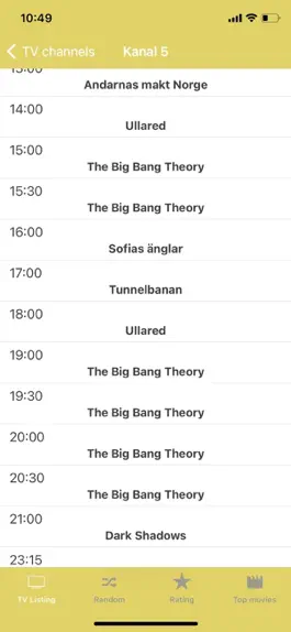 Game screenshot ► TV tablå Sverige apk