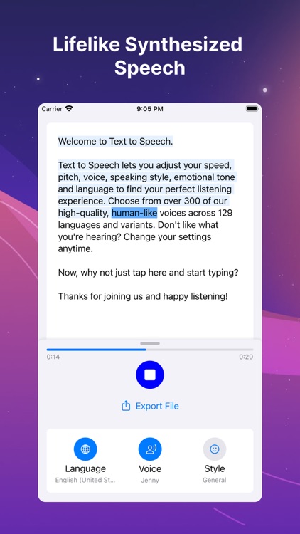 Text to Speech: Voice Reader screenshot-5