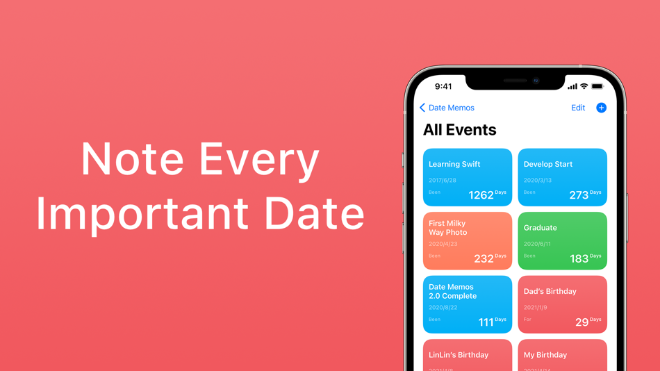 #1. Date Memos (macOS) 由: 泽新 李