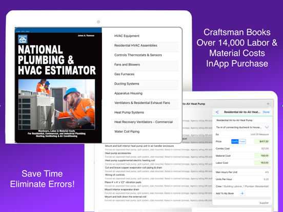 HVAC Pro Invoices & Estimates iPad screenshot