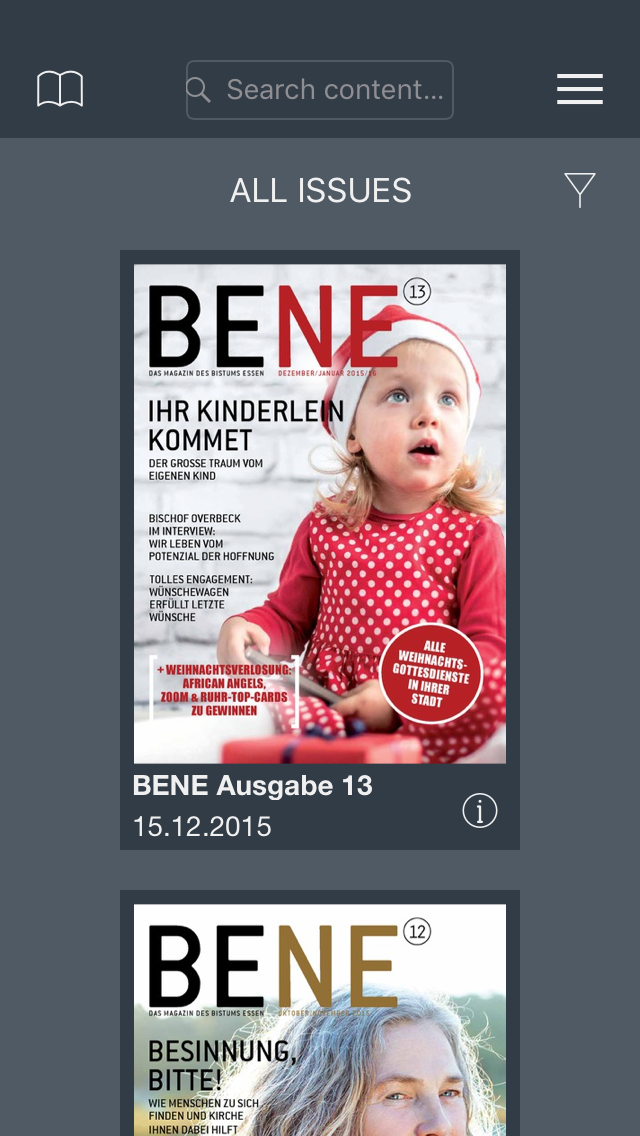BENE Magazin des Bistums Essen