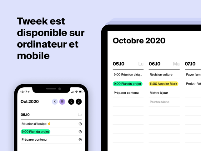 ‎Tweek: Calendrier, Agenda Capture d'écran