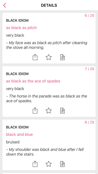 Color - Clothing idioms Screenshot