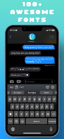 Custom Keyboard Fonts Fontsifyのおすすめ画像1