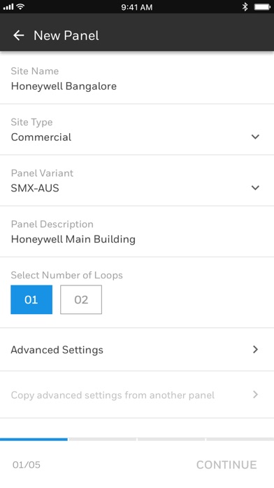 Honeywell SmartConfig Screenshot