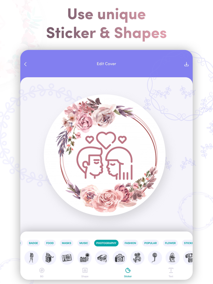 Cover Highlights  logo maker