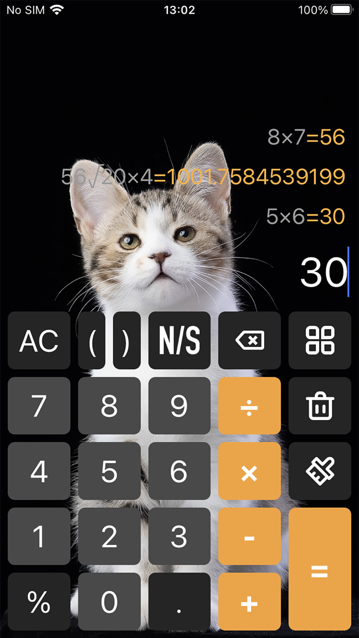 Calculator for Pad