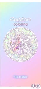 Goddess Coloring screenshot #1 for iPhone