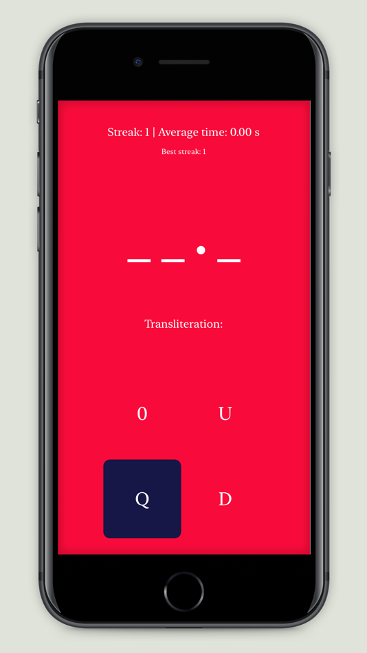 #7. Morse Code Letters (iOS) Podle: PJM