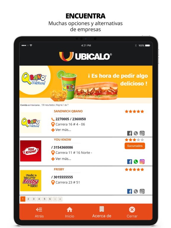 Screenshot #5 pour Ubicalo App
