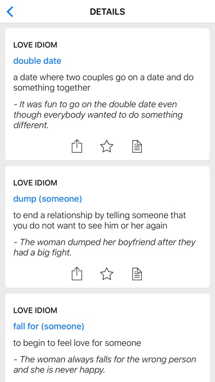 Love & Food idioms