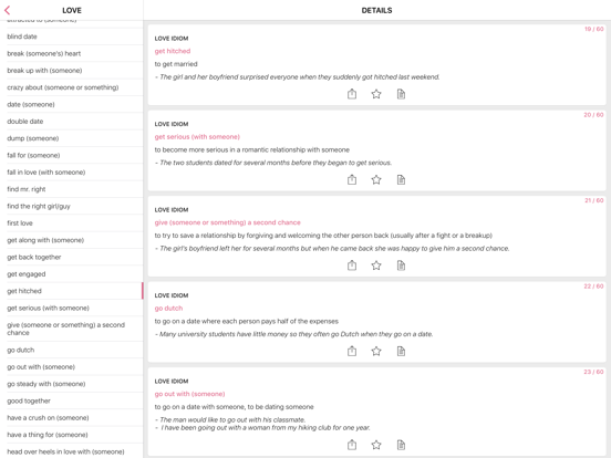 Screenshot #4 pour Sports Love idioms in English