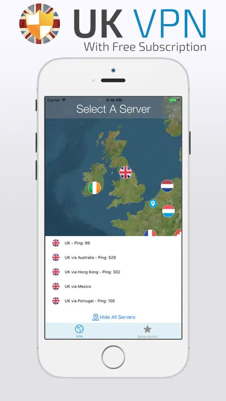 UK VPN: Fast & Secure Internet screenshot 1 of 5