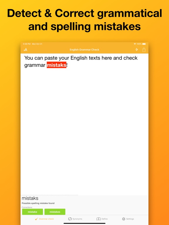Screenshot #5 pour CorrectMe English Grammar help