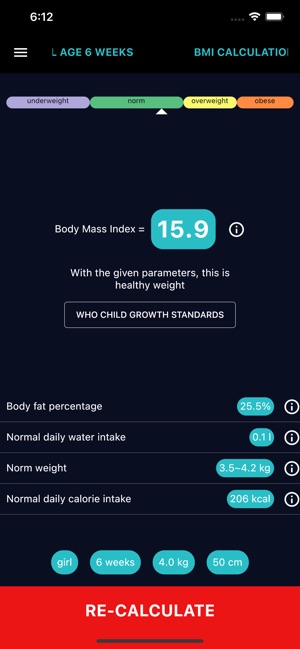 Ideal Weight & BMI Calculator on the App Store