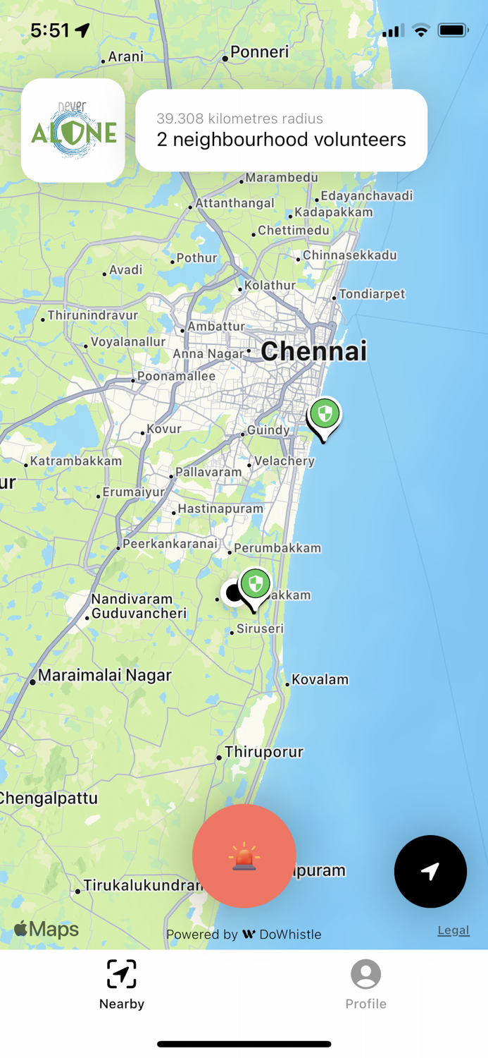 NeverAlone - Volunteer Network