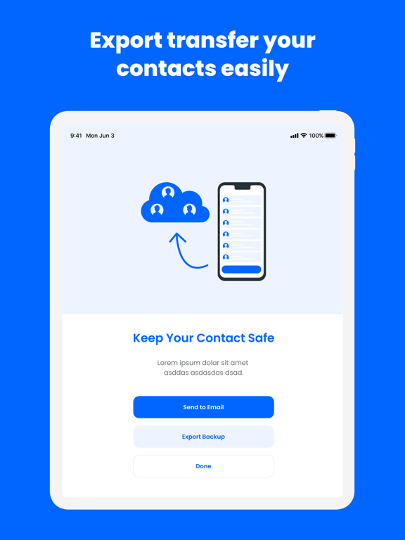 Screenshot #5 pour SafeContacts: Backup & Restore