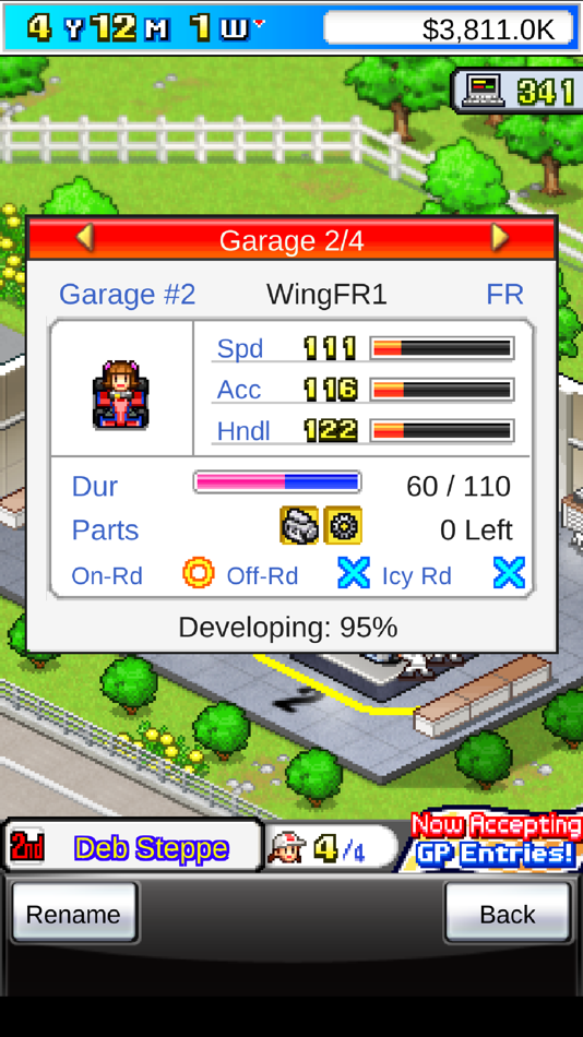 #4. Grand Prix Story (iOS) โดย: Kairosoft Co.,Ltd
