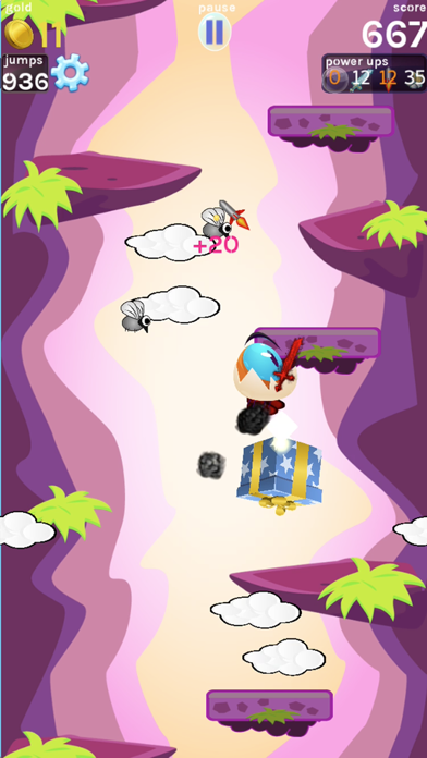 Jumpy Cloud Heroes Screenshot