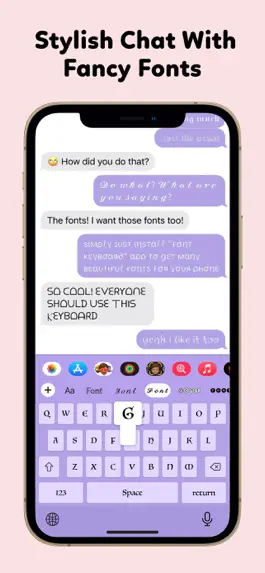 Game screenshot Fonts Keyboard font apk