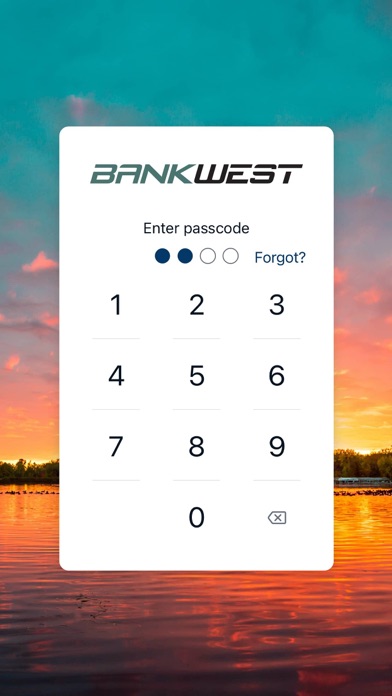 BANKWEST MN Screenshot