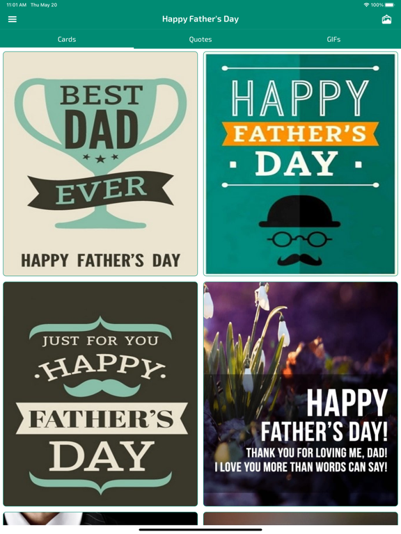 Screenshot #4 pour Father's Day Wishes & Cards